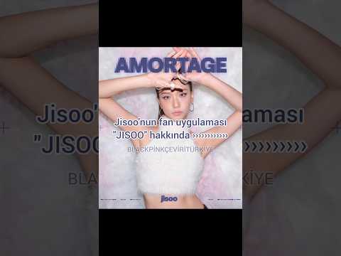 Jisoo'nun fan uygulamasıı 😍 #jisoo #amortage #blissoo #blink