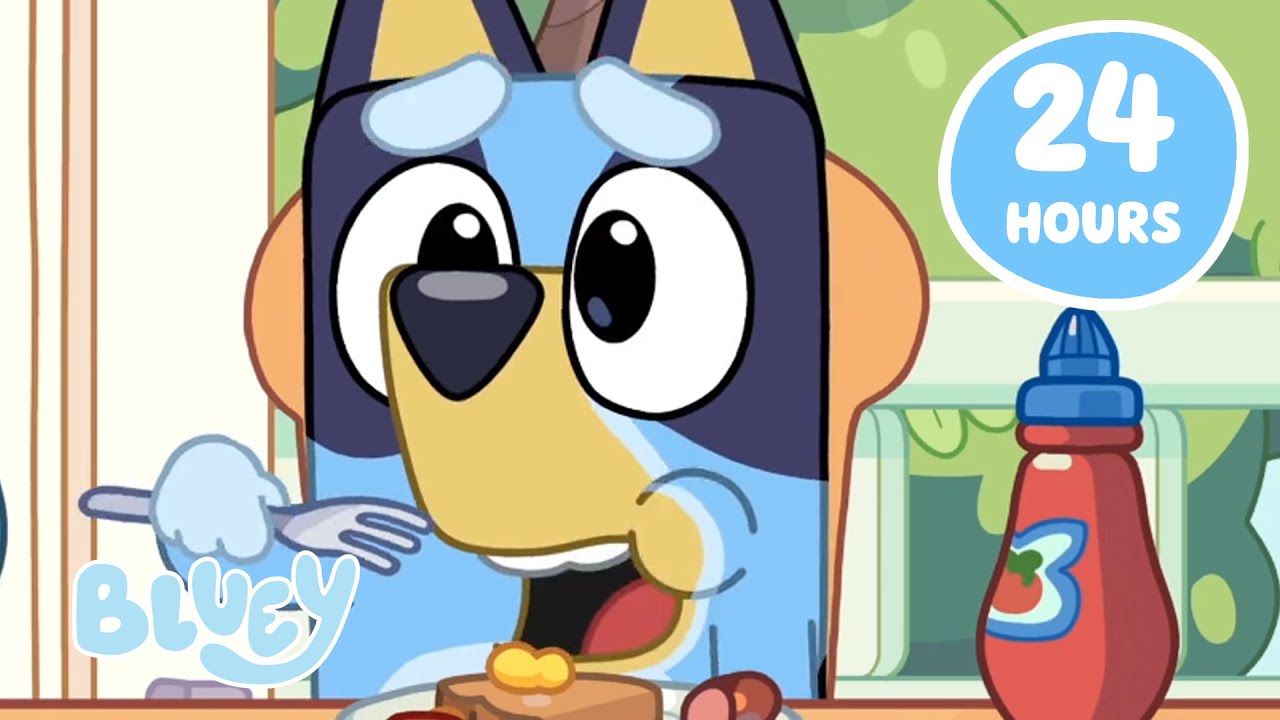 ๐ด LIVE: Bluey's Food Adventure! 24 Hours of Fun-Filled Episodes & Moments ๐ฝ๏ธ