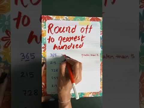 Round off to nearest hundred..#shorts #mathematics