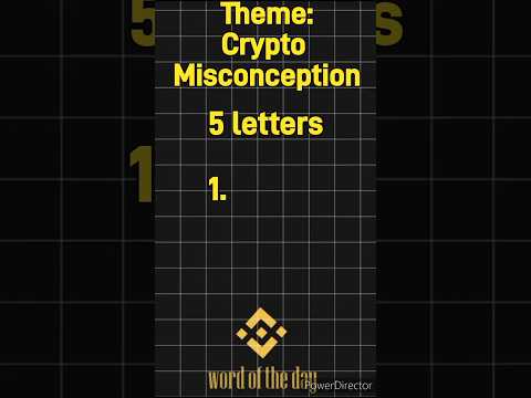 Theme: Crypto Misconception: Binance WOTD (6th to 12th Jan) – All Word Letters Breakdown (3 to 8)"*
