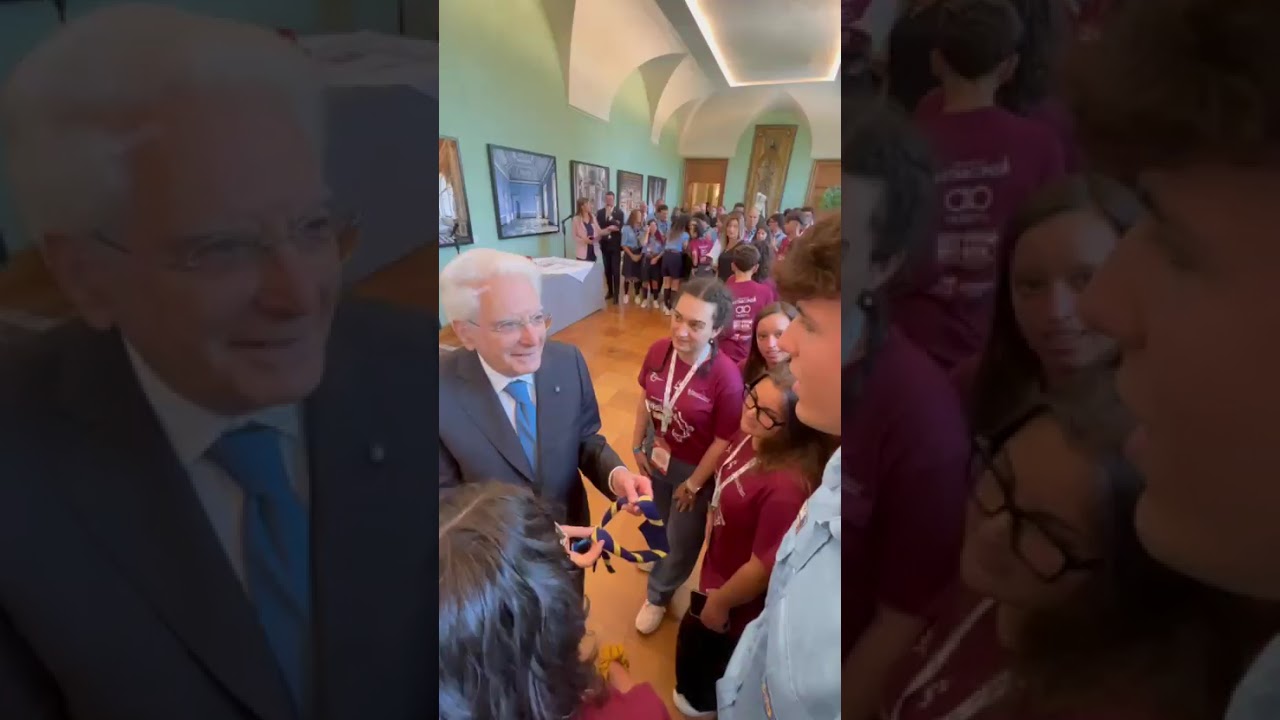 Giovanni Bivona Donates Fazzolettone to President Mattarella ๐ฎ๐น