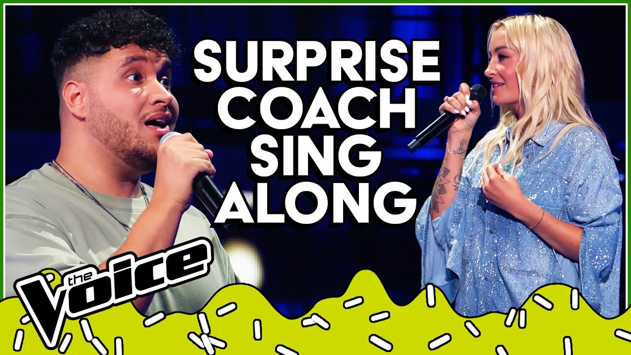 Top 10 Talent & Coaches Sing Together | The Voice Blind Auditions 🎤