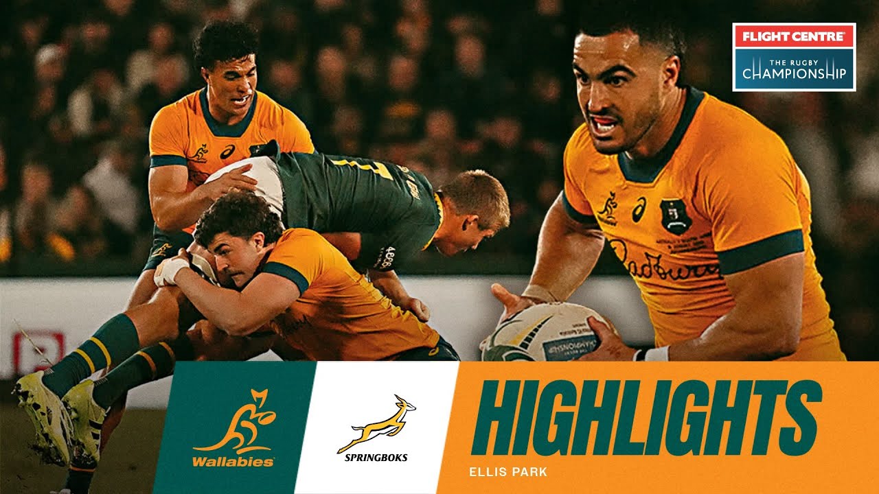 Wallabies vs Springboks Highlights | Rugby Championship 2025 Round 1 π