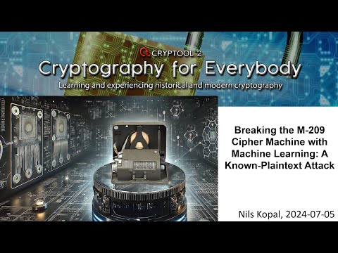 Breaking the M-209 Cipher Machine using Machine Learning in a Known-Plaintext Scenario