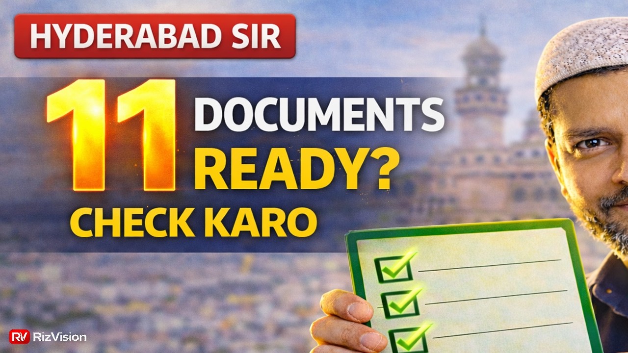 SIR Telangana 2026: 11 Documents Needed to Protect Your Voter List 🗳️