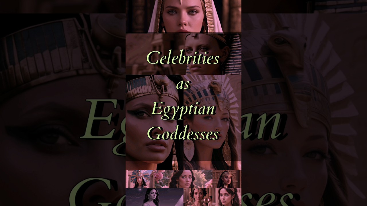 Celebrities as Egyptian Goddesses ✨
