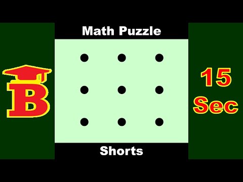 9 dots 4 lines Puzzle