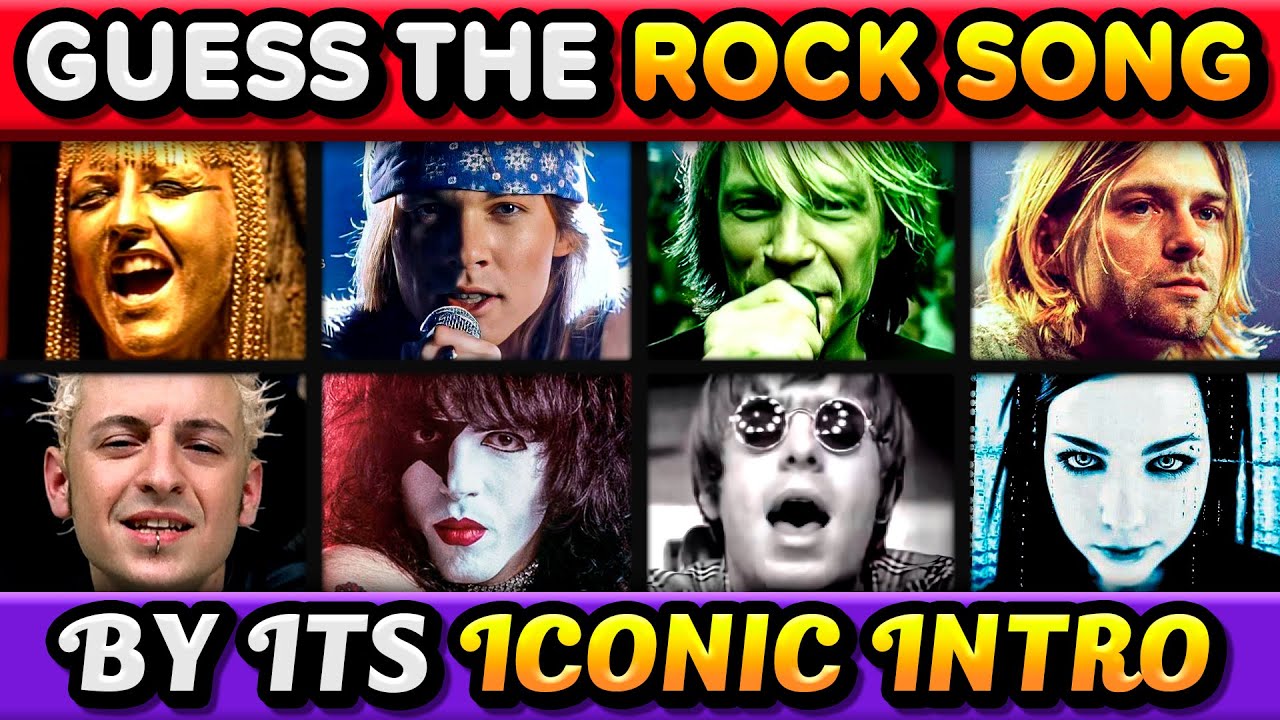 Guess Iconic Rock Songs by Intro 🎸
