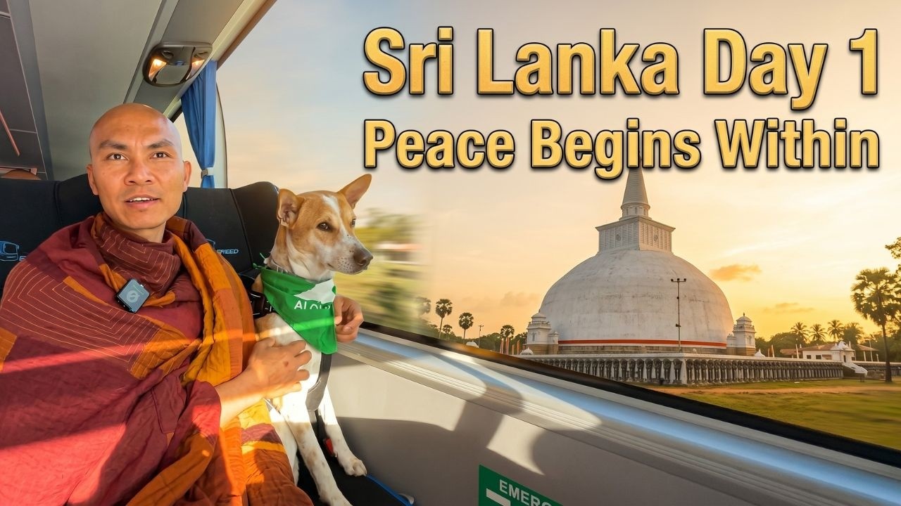 Day 1 Sri Lanka Day 1: Bhikkhu Pannakara on True Peace ✨