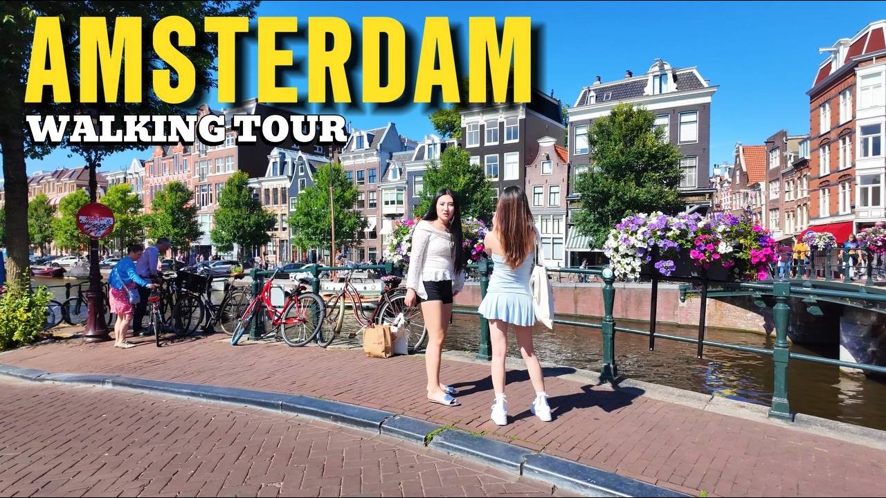 Amsterdam Summer Walk 2025 Tour in 4K 🇳🇱