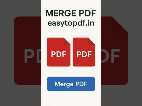 How to merge multiple pdf file in one pdf file|| multiple pdf ko combine kaise kare #mergepdf