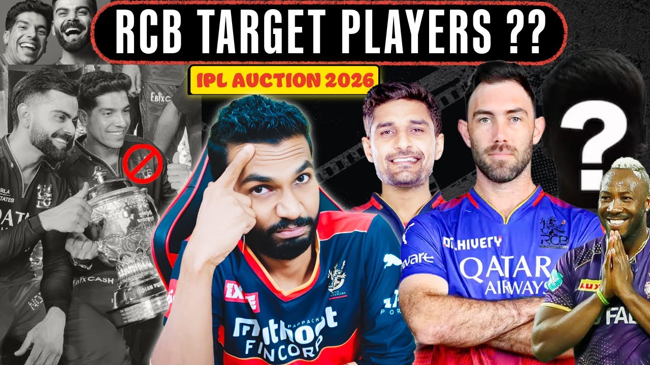 RCB 2026 IPL Auction Strategy 🔥