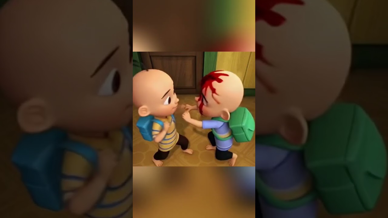 Upin & Ipin in a Funny Fight 😂