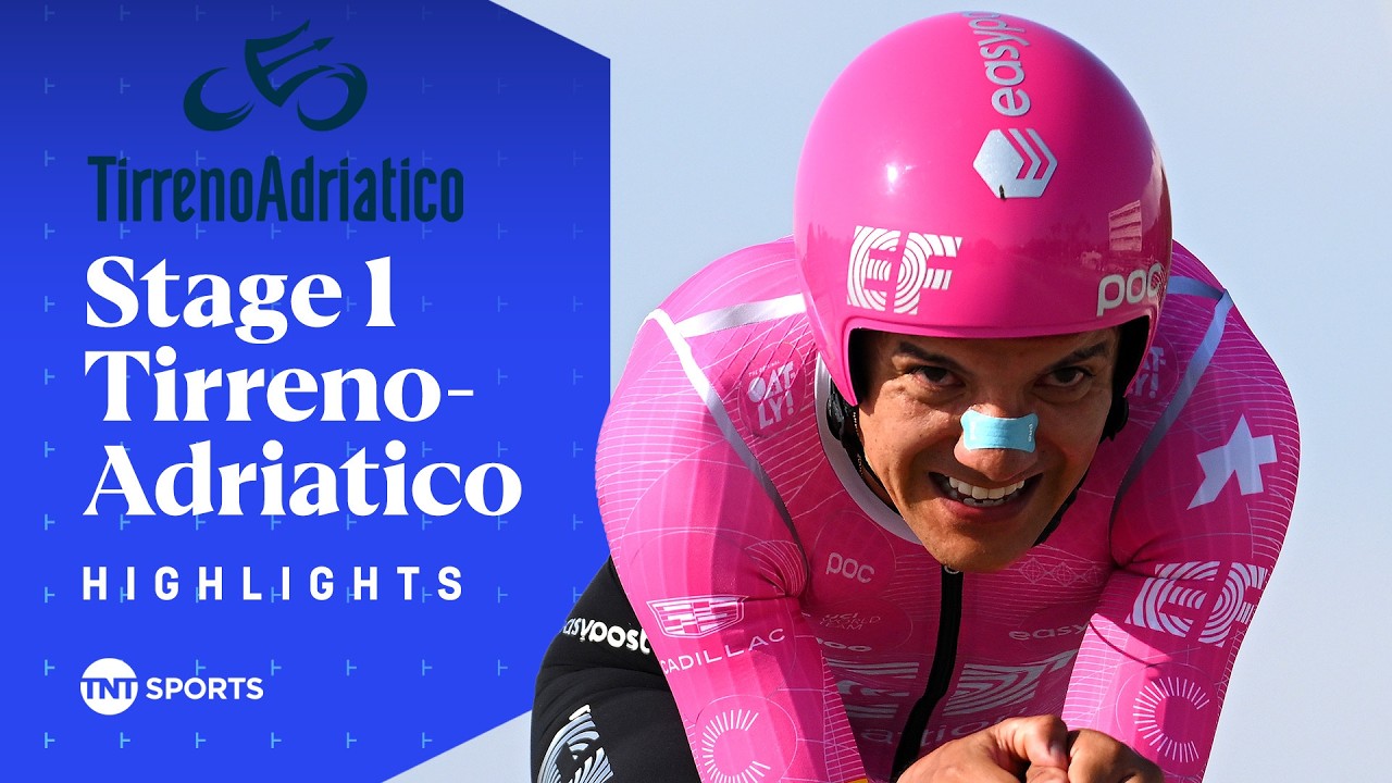 PURE DOMINANCE! 🤩 | Men's Elite Stage 1 Tirreno-Adriatico 2026 Highlights | TNT Sports Cycling