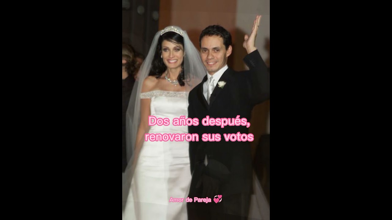 Marc Anthony y Dayanara Torres en su boda 💍