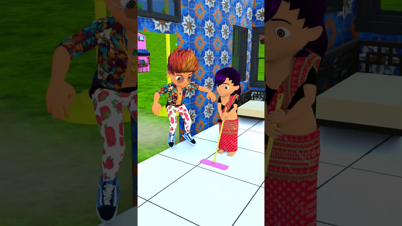 Hilarious Cartoon: Papa's Surprising Skills! 😂 | Gulli Bulli Short