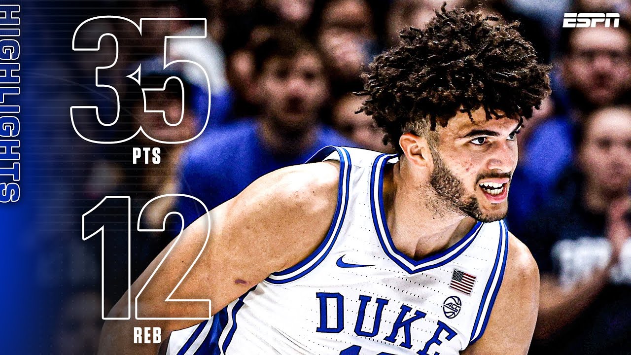 Cameron Boozer Scores 35 Points in Duke Win 🎥