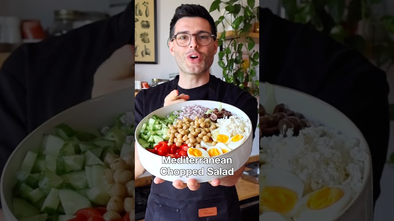Protein-Packed Mediterranean Chopped Salad 🥗