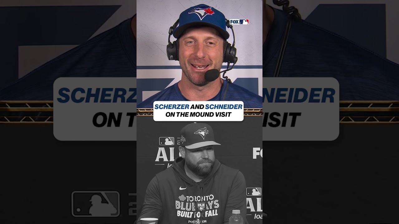 Max Scherzer's Funny Mound Visit Moment 😂