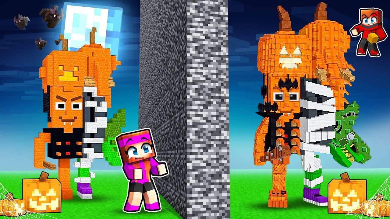 Tricherie avec BRAINROTS dans un BUILD BATTLE Minecraft