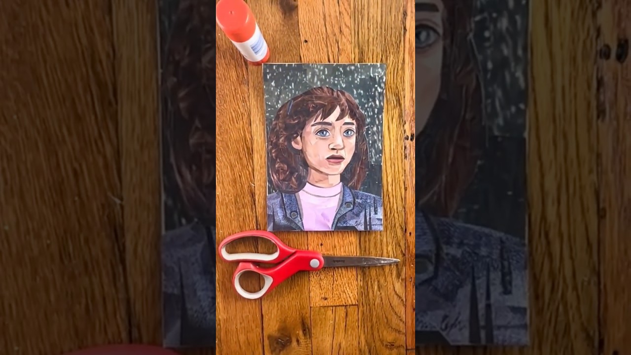 Nancy Wheeler Collage by Natalie Dyer Inspired by Stranger Things ✨