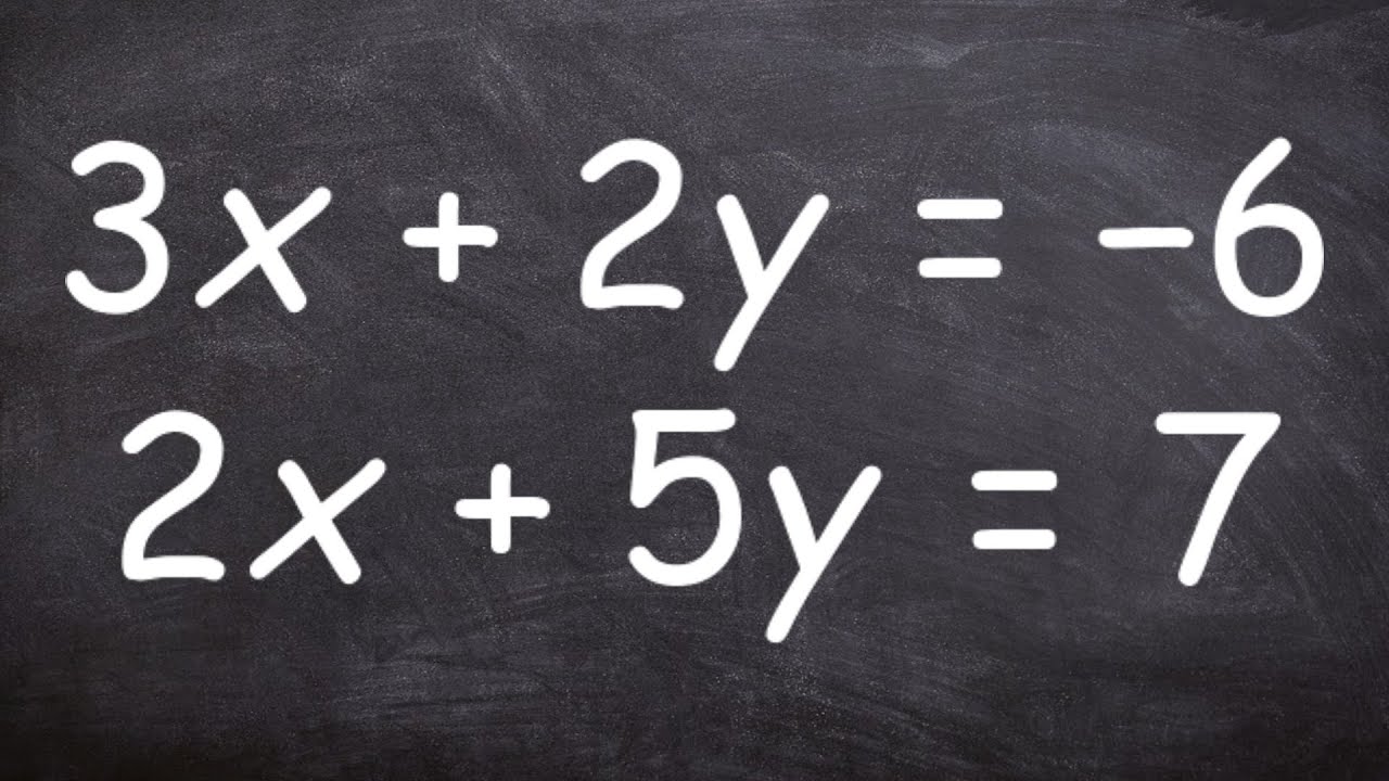 Solve Systems of Equations Using Elimination