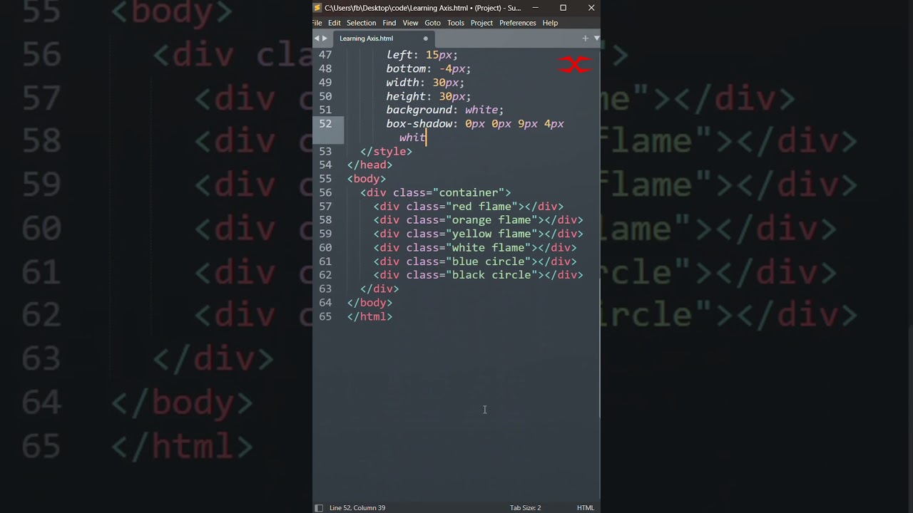 Flame | HTML CSS