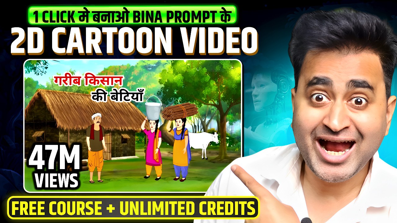Mobile Se AI Cartoon Video Kaise Banaye Free | How To Make AI Animation On Mobile | Full Course