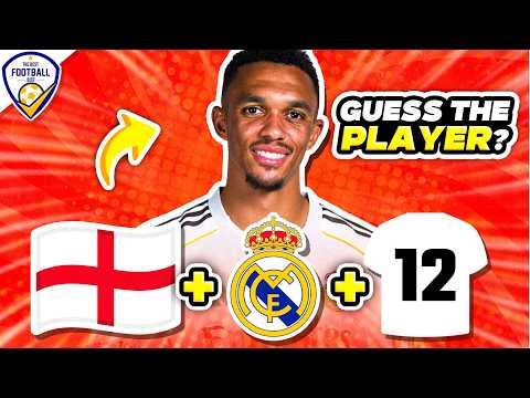 GUESS THE PLAYER BY NATIONALITY + CLUB + JERSEY NUMBER  | FOOTBALL QUIZ 2025
