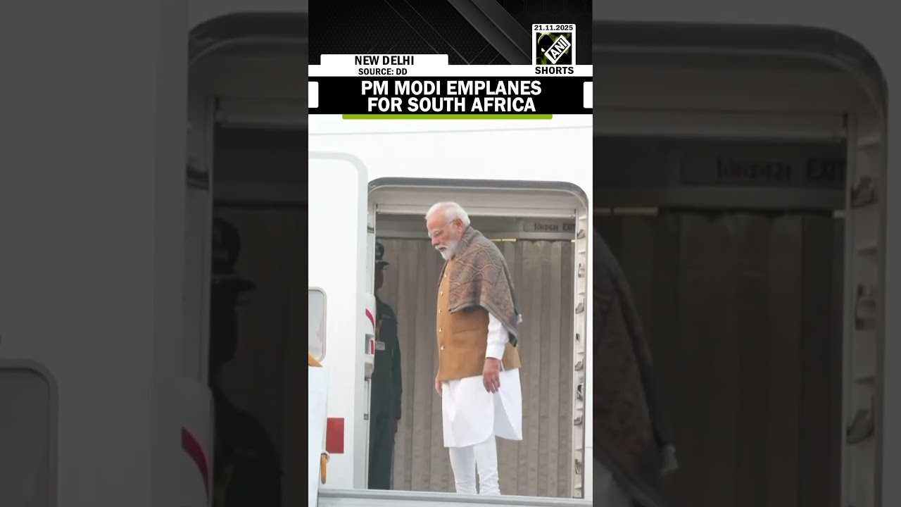 PM Modi Heads to Johannesburg for 20th G20 Summit 🌍