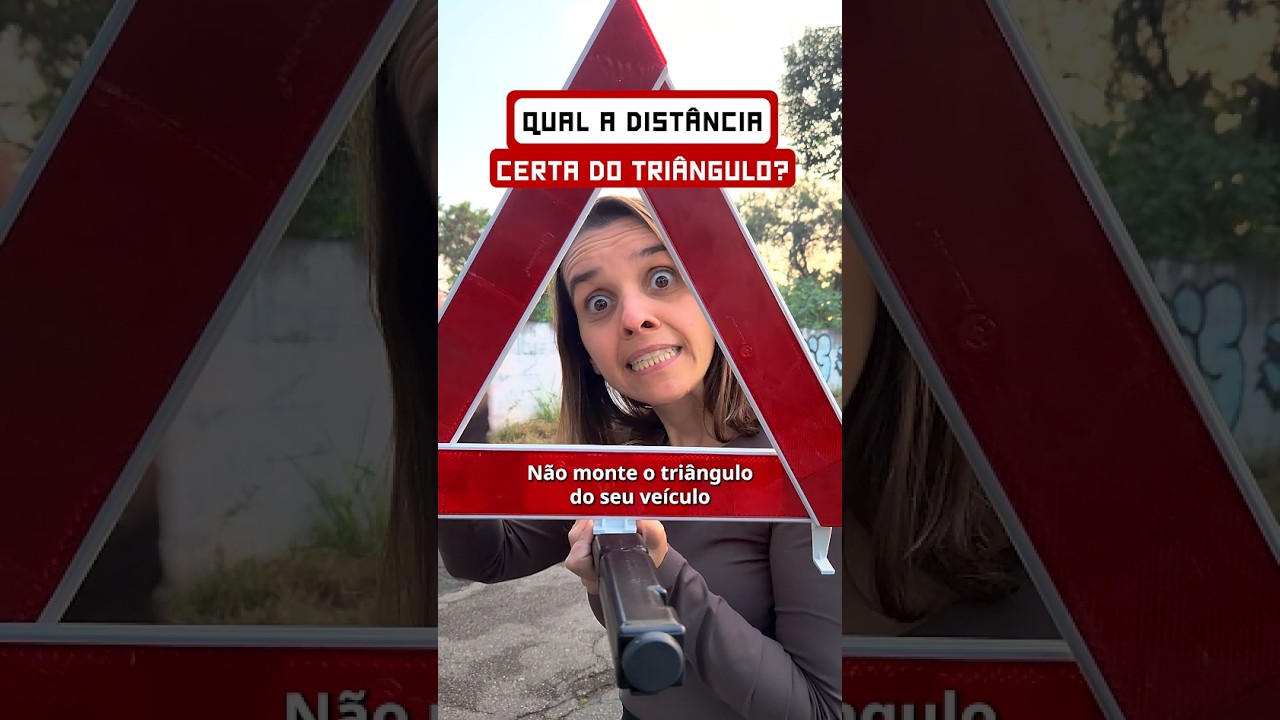 Como Usar Corretamente o Triângulo de Sinalização 🚗