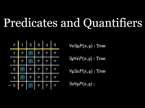 Predicates and Quantifiers [Discrete Math Class]