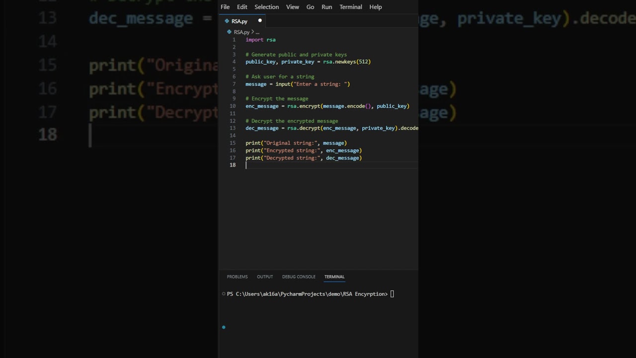 Master RSA Encryption & Decryption in Python 🔐 | Easy Tutorial