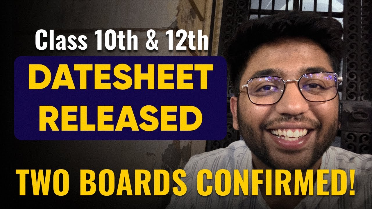 CBSE Class 10 & 12 Datesheets Announced 🔥