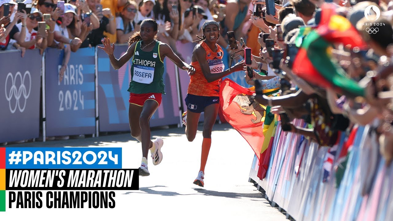 Epic Women's Marathon Sprint at Paris 2024 🥇