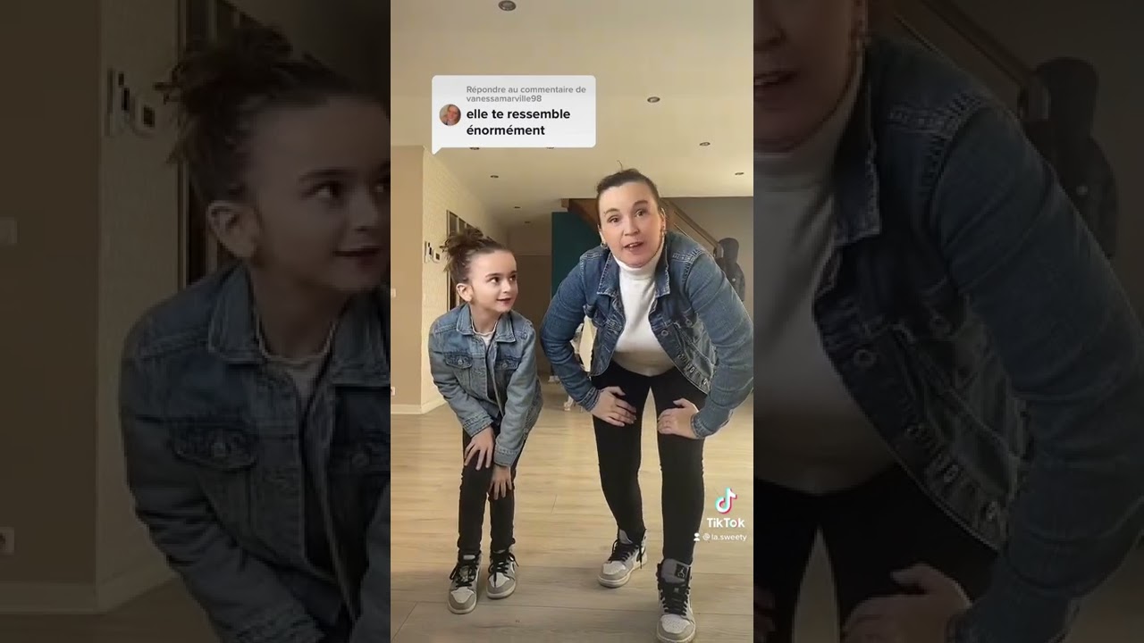 Incroyable Ressemblance Mère et Fille ! 😂 #Short