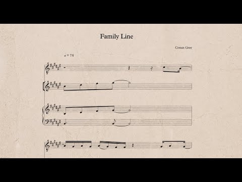 Conan Gray - Family Line (Lyric Video) 🌹