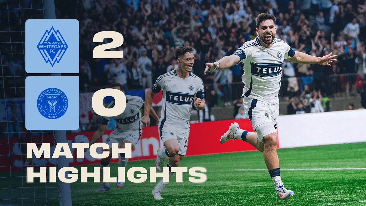 Whitecaps Beat Inter Miami 2-0 in Semis Leg 1 ⚽