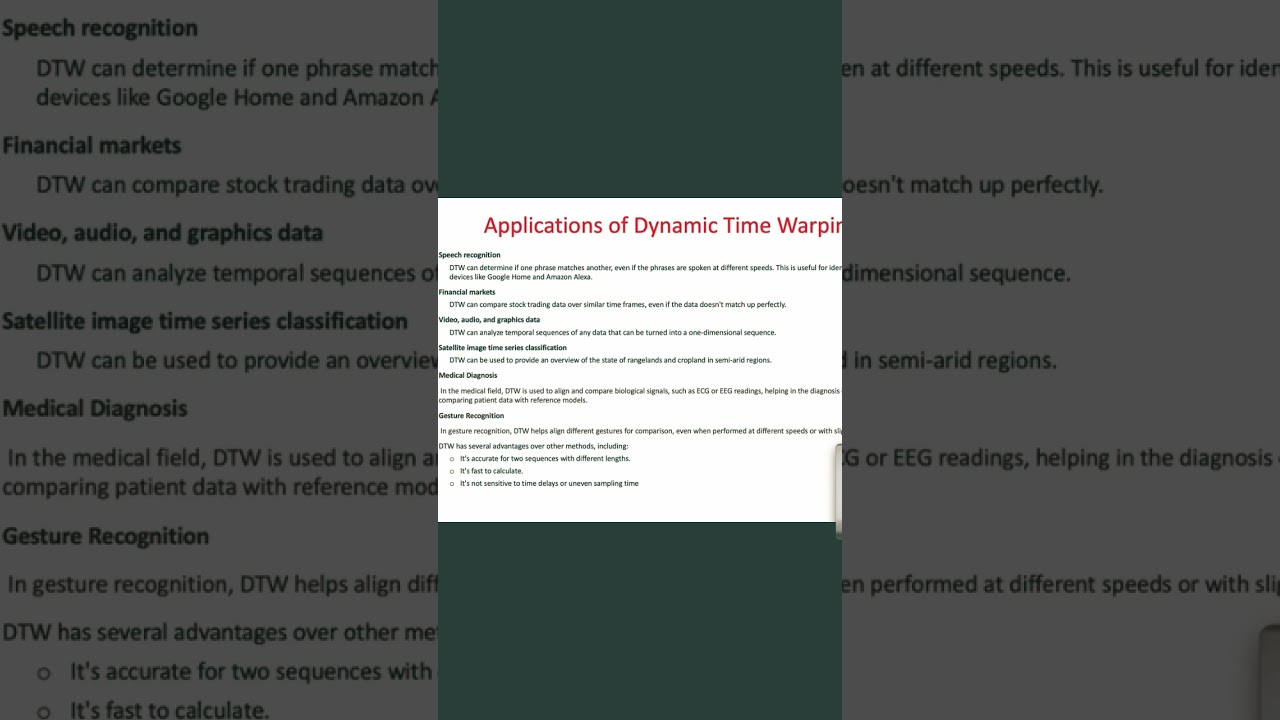 Dynamic Time Warping in Data Analysis 📊