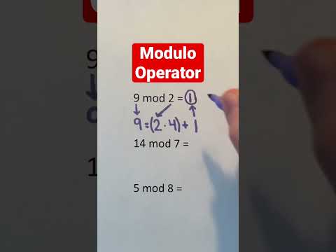 Modulo Operator Examples #Shorts #math #maths #mathematics #computerscience
