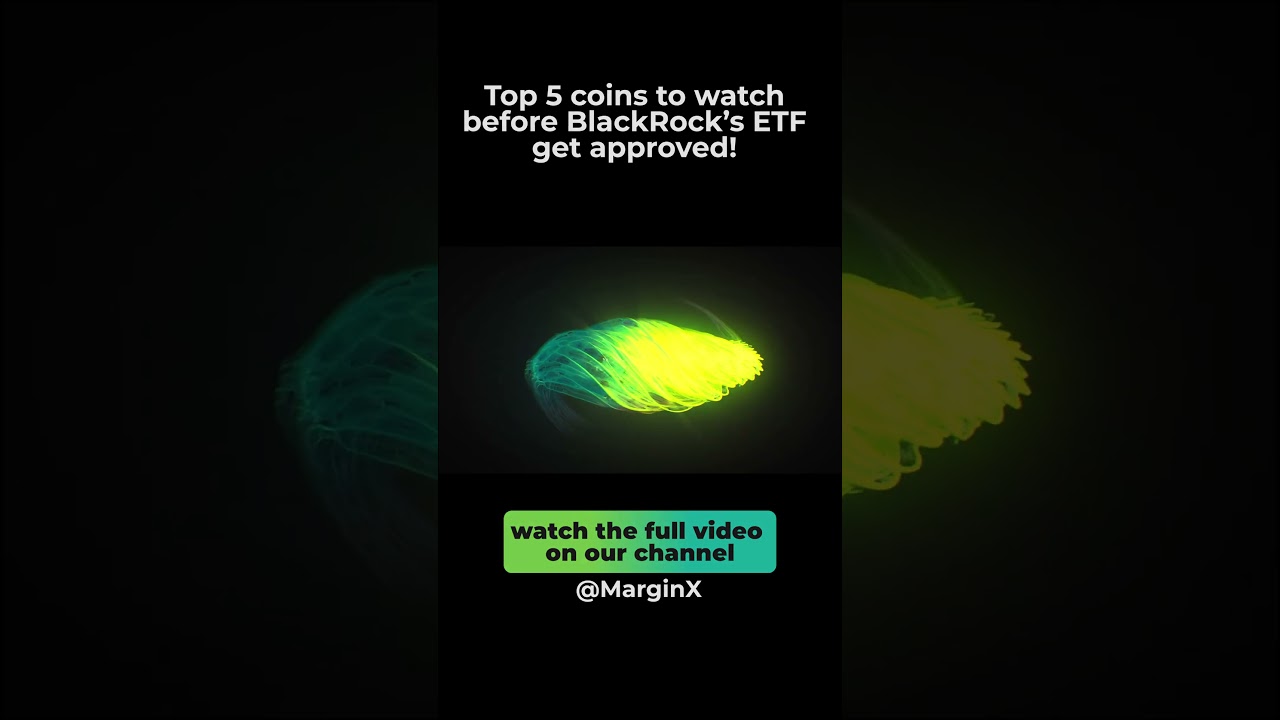 Top 5 Crypto Coins to Watch Before BlackRock’s ETF Approval 🚀
