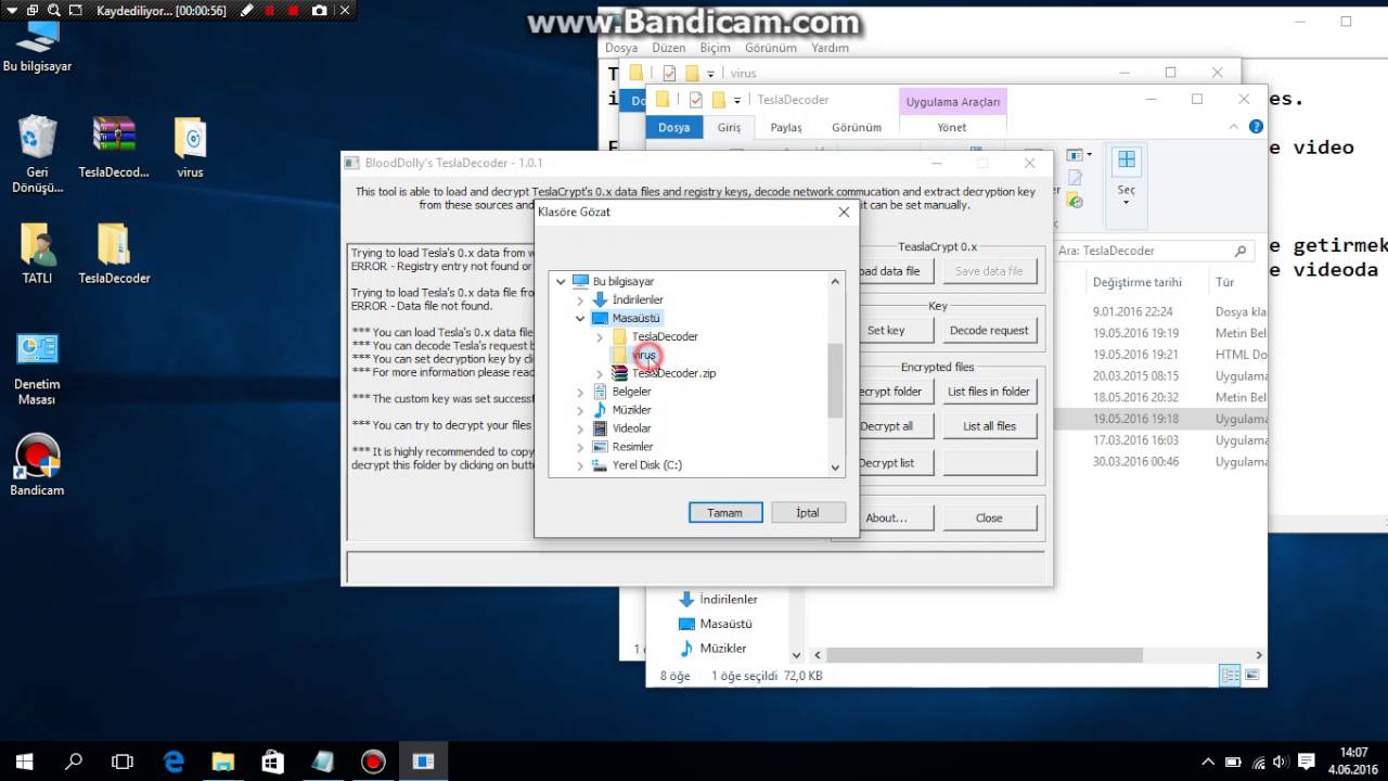 Decrypt TeslaCrypt 3 .MP3 Files with Master Key & Cryptloader 🔓
