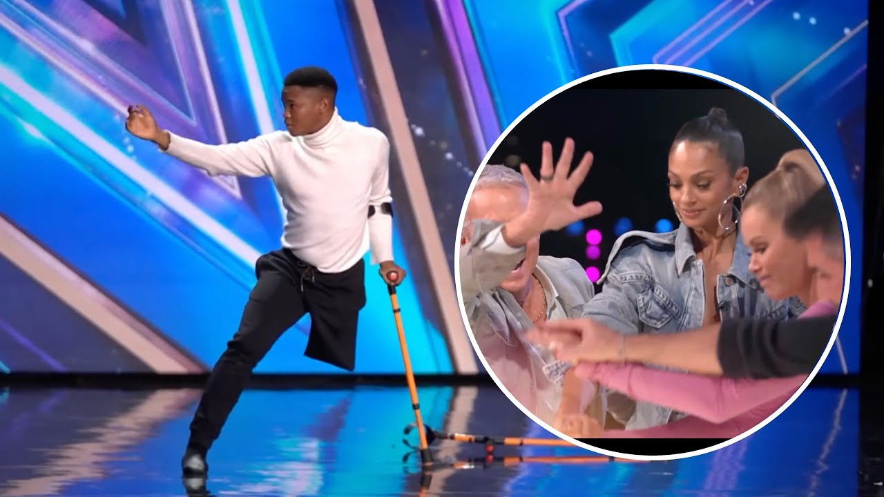 Inspiring One-Legged Cancer Survivor Dances His Way to First Ever Golden Buzzer on BGT 2023 ✨