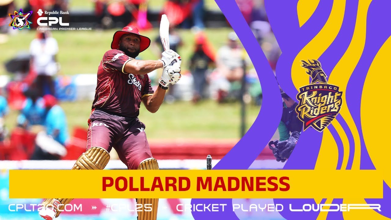 Kieron Pollard LAUNCHES 7 Sixes in 8 Balls! 😱