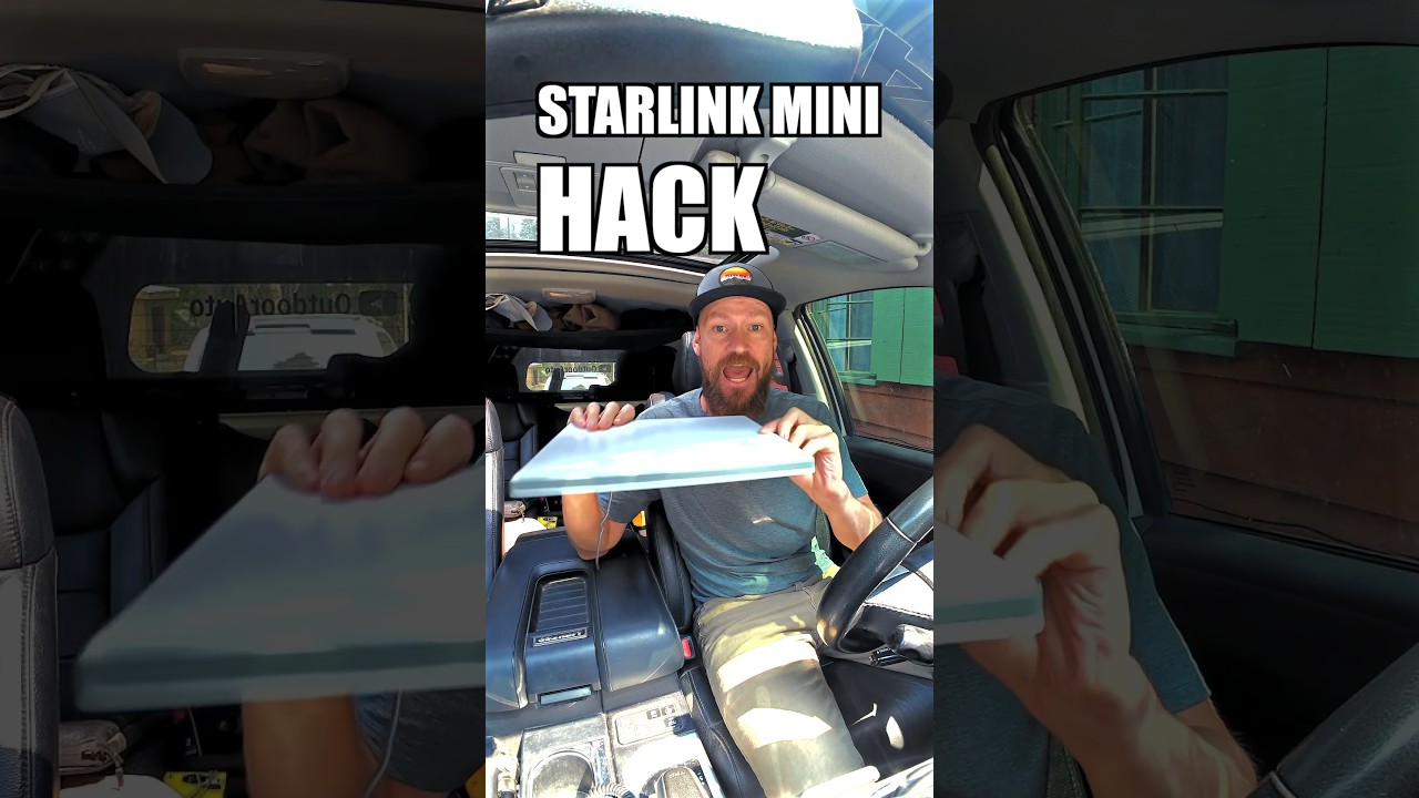 Starlink Mini Hack: Portable Satellite Dish Test ๐