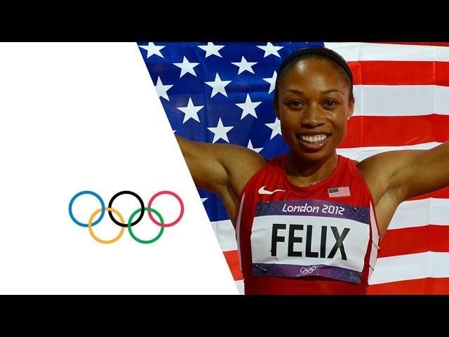 Allyson Felix Secures Gold in Women's 200m at London 2012 🥇