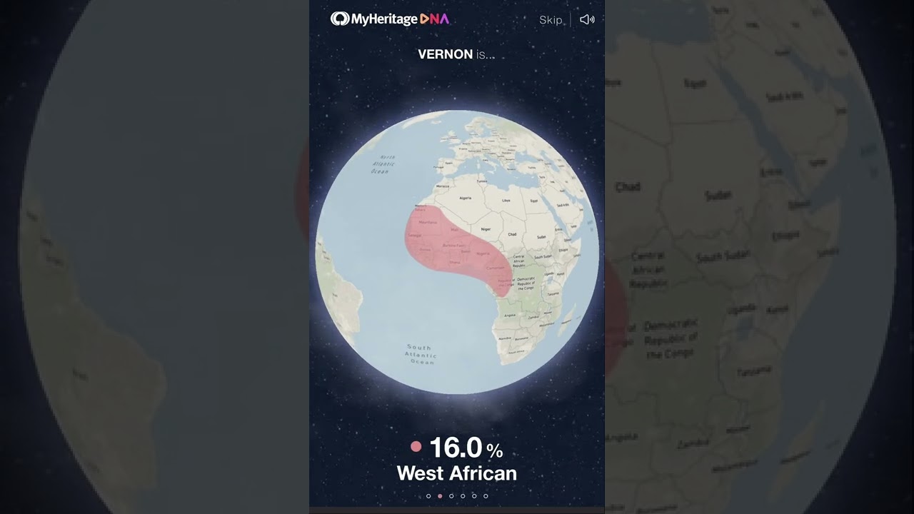MyHeritage DNA Results - Black American with 11 Ethnicities