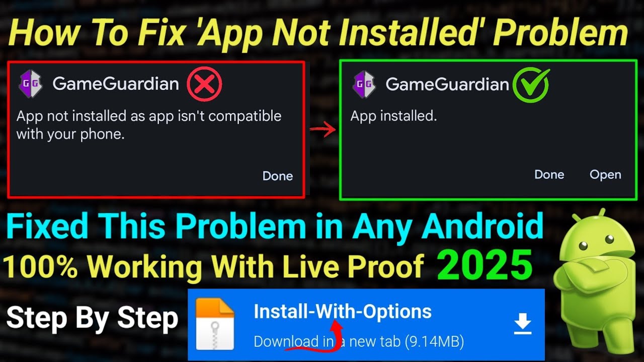 Fix 'App Not Installed' Error on Any Android Device in 2025 🚀
