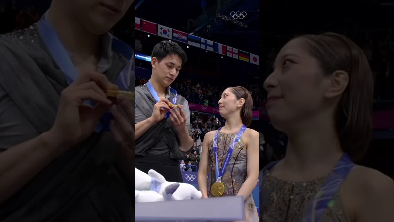 The most memorable pair skating's lift! ✨🫶 #FigureSkating #MilanoCortina2026 #Olympics