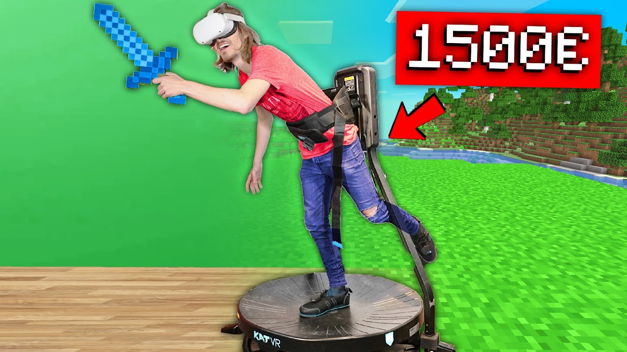 Appareil de marche en VR pour Minecraft 🚶‍♂️